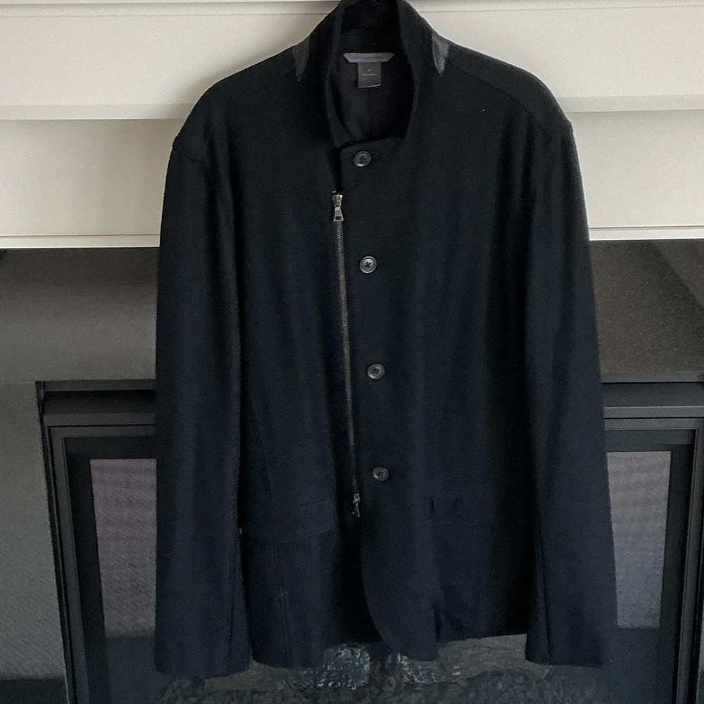 John Varvatos Wool Jacket in Black